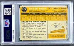  1960 Topps #377 Roger Maris - PSA EX-MT 6
