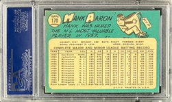 1965 Topps #170 Hank Aaron - PSA EX 5