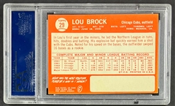 1964 Topps #29 Lou Brock - PSA NM 7