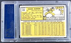 1963 Topps #390 Hank Aaron - PSA VG-EX 4