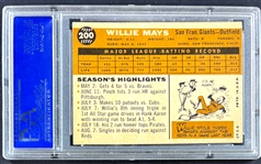 1960 Topps #200 Willie Mays - PSA VG-EX 4