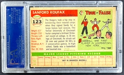 1955 Topps #123 Sandy Koufax - PSA EX 5