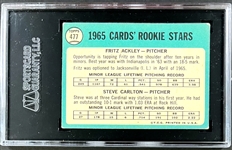 1965 Topps #477 Steve Carlton Rookie - SGC VG-EX 4