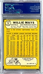 1968 Topps #50 Willie Mays - PSA NM 7