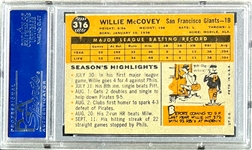 1960 Topps #316 Willie McCovey Rookie Card - PSA VG-EX 4