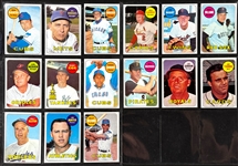 1969 Topps Hall of Famers and Stars Collection of 44 Incl. 29 Graded Cards