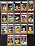 1961 Topps Hall of Famers and Stars Collection of 39 Incl.18 Graded Cards 