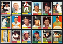 1961 Topps Hall of Famers and Stars Collection of 39 Incl.18 Graded Cards 