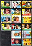1960 Topps Hall of Famers and Stars Collection of 34 Incl. 17 Graded Cards 