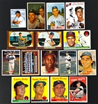 1950's Topps and Bowman Hall of Famers and Stars Collection of 35 Incl. 20 Graded Cards 