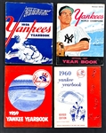 1950-1969 New York Yankee Yearbook Collection - Mickey Mantle's Entire Career - Incl. Four Signed Copies (Beckett Authentic)