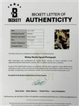 Mickey Mantle Signed 8x10 Photo - Autograph Grade 10 by Beckett Authentic
