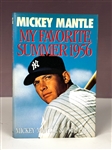 Mickey Mantle Signed Copy of <em>My Favorite Summer 1956</em> (Beckett Authentic)