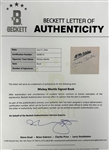 Mickey Mantle Signed Copy of <em>All My Octobers</em> (Beckett Authentic)