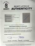 Mickey Mantle and Whitey Ford Signed Copy of <em>Whitey and Mickey</em> (Beckett Authentic)