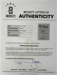 Mickey Mantle Signed Copy of <em>The Mick</em> (Beckett Authentic)