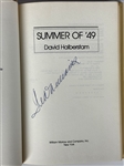 Ted Williams Signed Copy of David Halberstam's <em>Summer of '49</em> (Beckett Authentic)