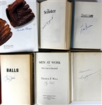 Yankee Greats Signed Book Collection (9) Incl. Reggie Jackson (Beckett Authentic)