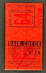 Mickey Mantle Career Home Run  #55 Ticket Stub - September 9, 1953, Yankee Stadium