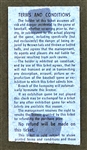 Mickey Mantle Spring Training Home Run Ticket Stub - March 26, 1962, Ft. Lauderdale Stadium