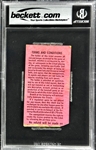 Mickey Mantle Career Home Run  #442 Ticket Stub - August 11, 1964, Yankee Stadium (Encapsulated Beckett Authentic)