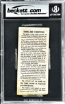 Mickey Mantle Career Home Run  #493 Ticket Stub - July 24, 1966, Yankee Stadium  (Encapsulated Beckett Authentic)