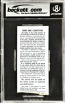 Mickey Mantle Career Home Run  #495 Ticket Stub - August 14, 1966, Yankee Stadium (Encapsulated Beckett Authentic)