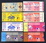 1969 New York Mets World Series and NLCS Complete Ticket Stub Collection (8)