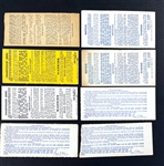 1969 New York Mets World Series and NLCS Complete Ticket Stub Collection (8)