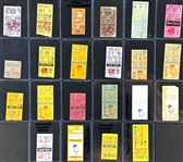 1951-1982 New York City Mayor's Trophy Game Yankees, Dodgers, Mets and Giants Exhibition Ticket Collection (22) Plus 1971 Trophy Game Program