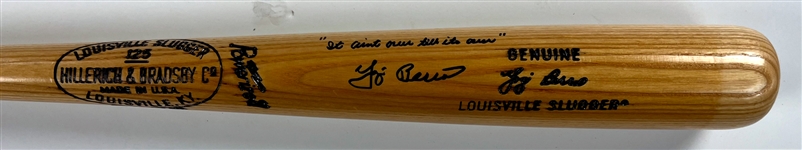 Yogi Berra Signed H&B Lousiville Slugger Bat (Beckett Authentic)