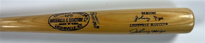 Johnny Mize Signed H&B Lousiville Slugger Bat (Beckett Authentic)