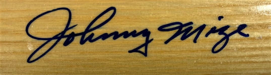 Johnny Mize Signed H&B Lousiville Slugger Bat (Beckett Authentic)