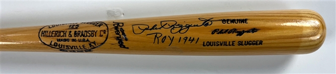 Phil Rizzuto ROY 1941 Signed H&B Lousiville Slugger Bat (Beckett Authentic)