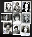 Famous Female Broadcasters Collection of 23 Incl. Diane Sawyer and Others (Beckett Authentic)