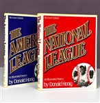 Ted Williams and Stan Musial Signed Hardcover Editions of <em>The American League</em> and <em>The National League</em> Coffee Table Books (Beckett Authentic)