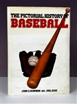 Joe DiMaggio and Mickey Mantle Signed Oversized Hardcover Book <em>The Pictorial History of Baseball</em> (Beckett Authentic)