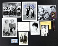Lucille Ball Memorabilia and Autograph Collection (10 Items) (Beckett Authentic)
