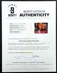 William Shatner and Patrick Stewart Signed Photos Captains of The Starship Enterprise <em>Star Trek</em> (Beckett Authentic)
