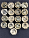 1967 Coke and Fresca Baseball Caps Collection (135) Incl. Complete All Star and Yankee Team Sets