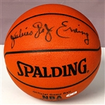 Julius Erving “Dr. J” Signed Spalding NBA Basketball (Beckett Authentic)