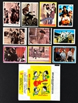 1966-67 Donruss and A&BC Gum Monkees Complete Sets (5 Sets) Plus Wrapper