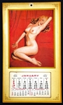 UNUSED 1955 Marilyn Monroe “Golden Dreams” Nude Calendar