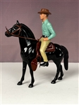 1959 Josh Randall <em>Wanted: Dead or Alive</em> Western Hartland Statue - Complete w/Hat, Saddle and Gun