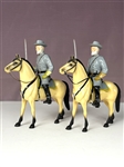 1950's General Robert E. Lee Hartland Statues Pair (2) Incl. Metal Lariat Variation