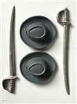 1950's General Robert E. Lee Hartland Statues Pair (2) Incl. Metal Lariat Variation
