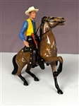 1960's Gil Favor <em>Rawhide</em>  Western Hartland Statue - Incl. Complete Accessories