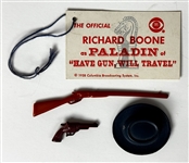 1958 Paladin <em>Have Gun Will Travel</em> Western Hartland Statue - Incl. Complete Accessories
