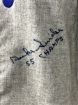 Dike Snider Signed Dodgers  Jersey and Signed 16x20 Photo (Beckett Authentic)