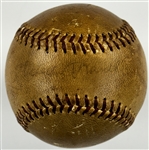 Mickey Mantle Signed Foul Ball Caught September 24, 1968, at Yankee Stadium - Possibly His Last!